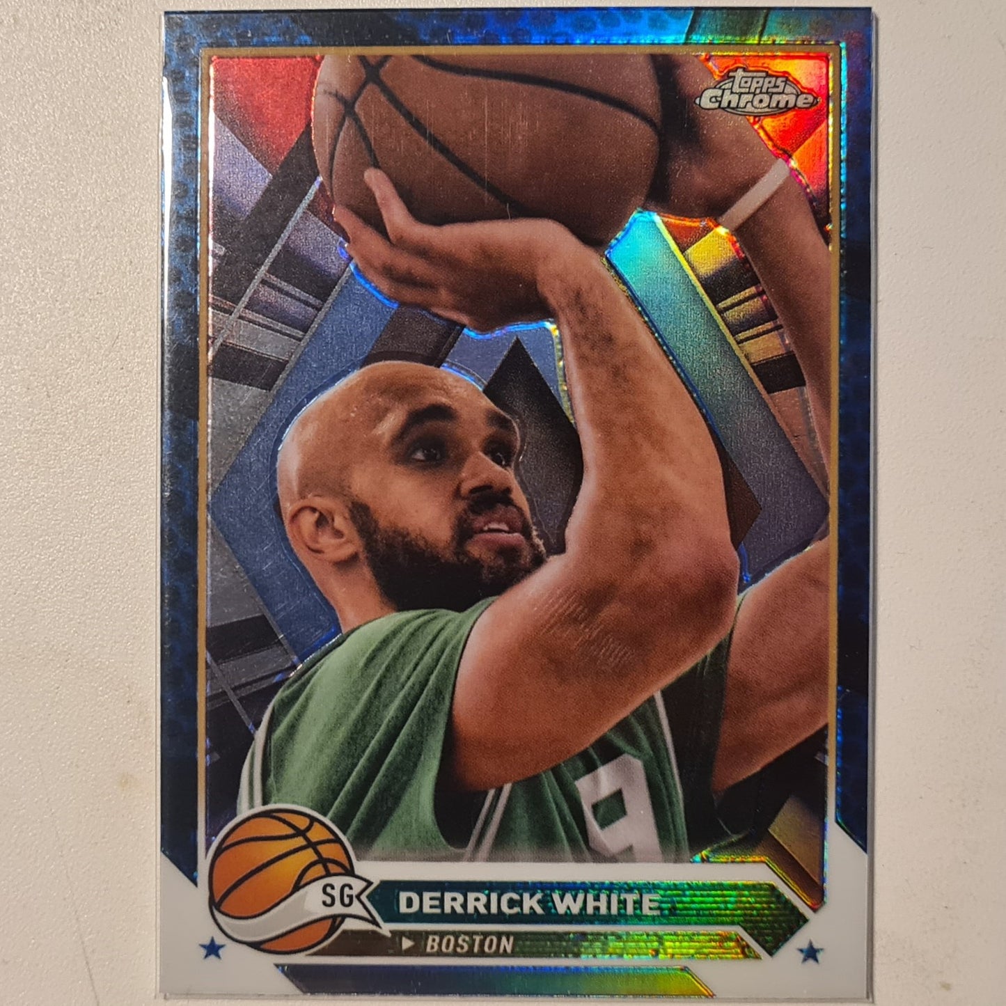 Derrick White 2014 Topps chrome refractor #141 NBA Basketball Boston Celtics Mint sleeved