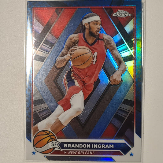 Brandon Ingram 2024 Topps Chrome refractor #150 NBA Basketball New Orleans Pelicans mint sleeved