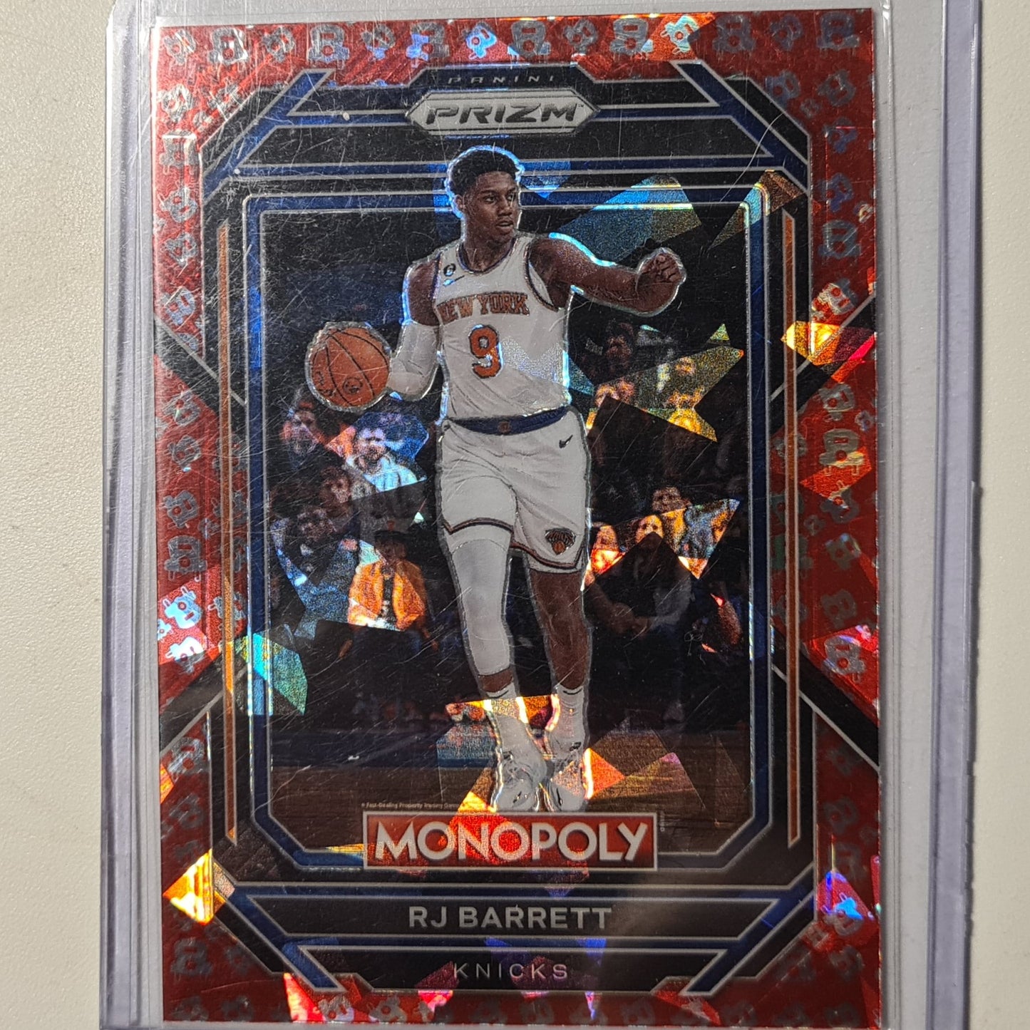RJ Barrett 2022-23 Panini Prizm Monopoly free parking variant #59 NBA Basketball New York Knicks mint