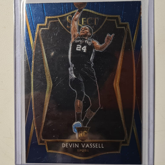 Devin Vassell 2020-21 Panini Select Rookie RC #179 NBA Basketball San Antonio Spurs ex-mint sleeved