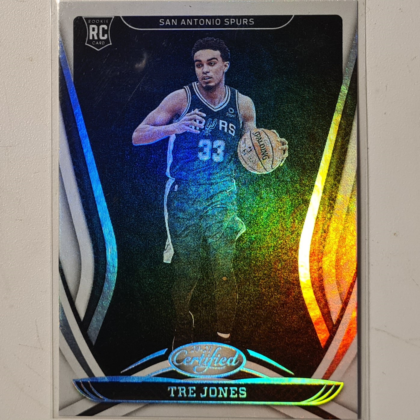 Tre Jones 2020-21 Panini Certified Rookie RC #163 NBA Basketball San Antonio Spurs ex-mint sleeved