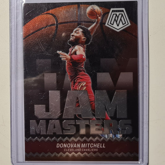Donovan Mitchell 2020-21 Panini Mosaic Jam Masters #2 NBA Basketball Cleveland Cavaliers ex-mint sleeved
