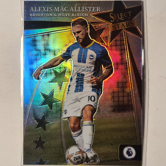 Alexis Mac Allister 2022-23 Panini Select Stars Prizm refractor #8 Football Brighton mint sleeved