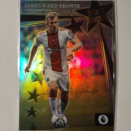 James Ward Prowse 2022-23 Panini Select Stars Prizm refractor #25 Football Southampton mint sleeved