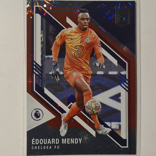 Edouard Mendy 2021-22 Panini Donruss Elite Premier League Fireworks #46 Soccer Football Chelsea excellent/mint Sleeved