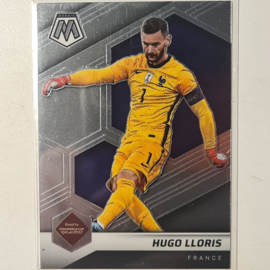 Hugo Lloris 2021-22 Panini Mosaic FIFA road to world cup Prizm #5 Soccer France EX- Mint Sleeved