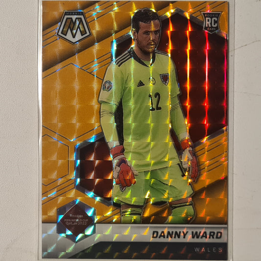 Danny Ward 2021-22 Panini Mosaic FIFA road to world cup Rookie RC Prizm #81  Soccer Wales EX- Mint Sleeved