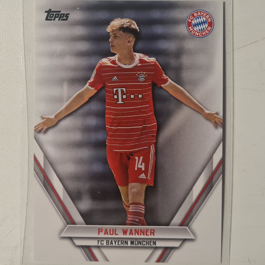 Paul Wanner 2023 Topps Bundesliga ( German issue) FCB-PW Soccer Football Bayern Munich mint Sleeved