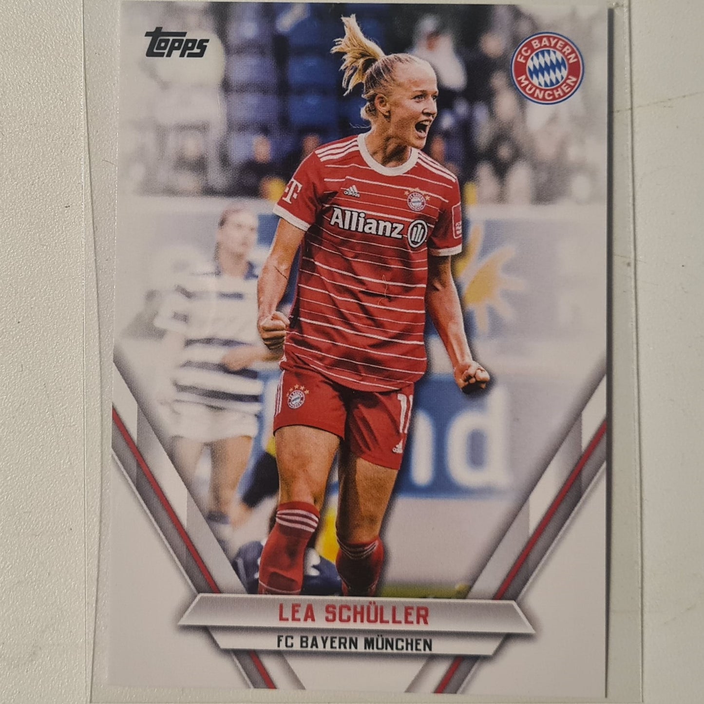 Lea Schuller 2023 Topps Bundesliga ( German issue) FCB-LSC Soccer Football Bayern Munich mint Sleeved