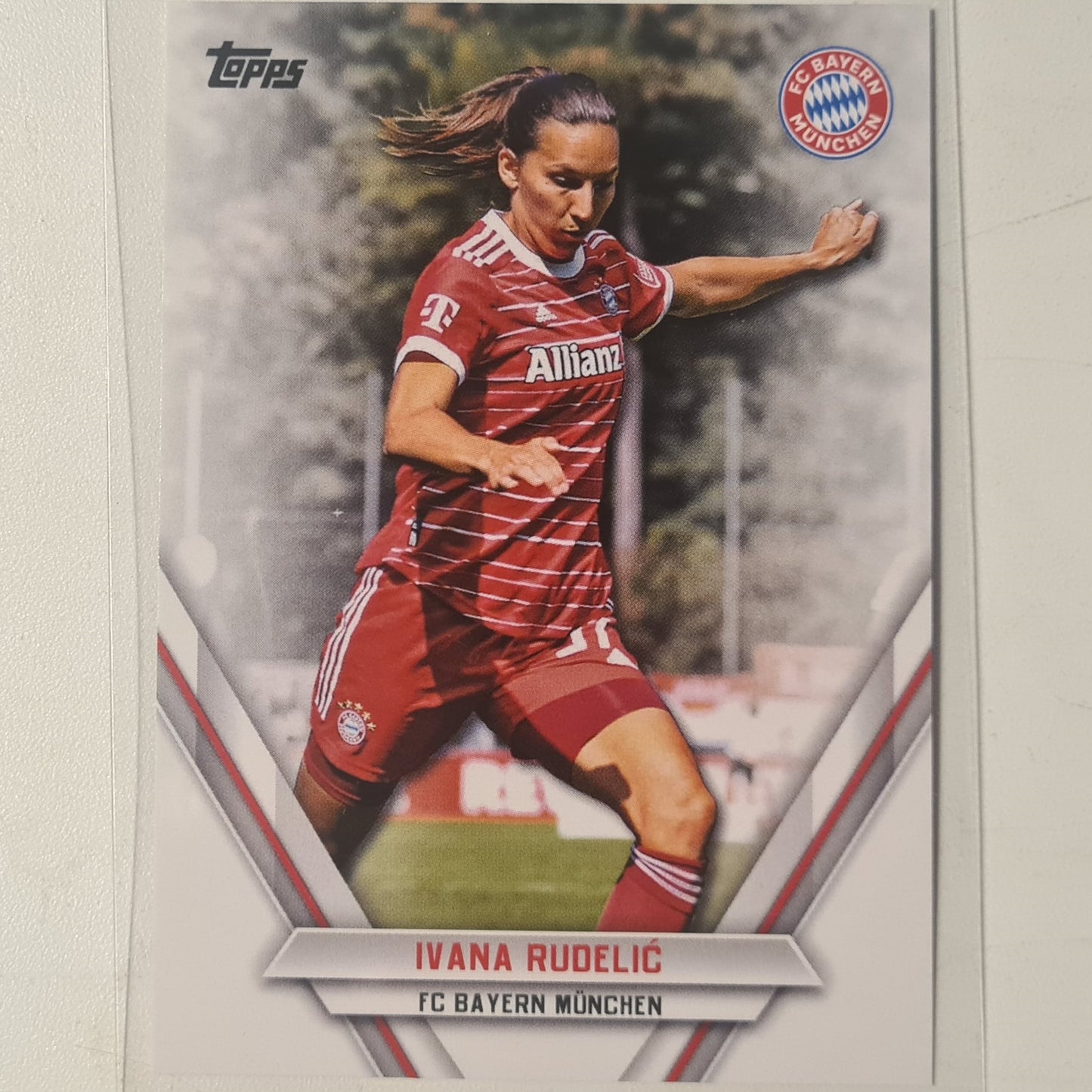 Ivana Rudelic 2023 Topps Bundesliga ( German issue) FCB-IR Soccer Football Bayern Munich mint Sleeved