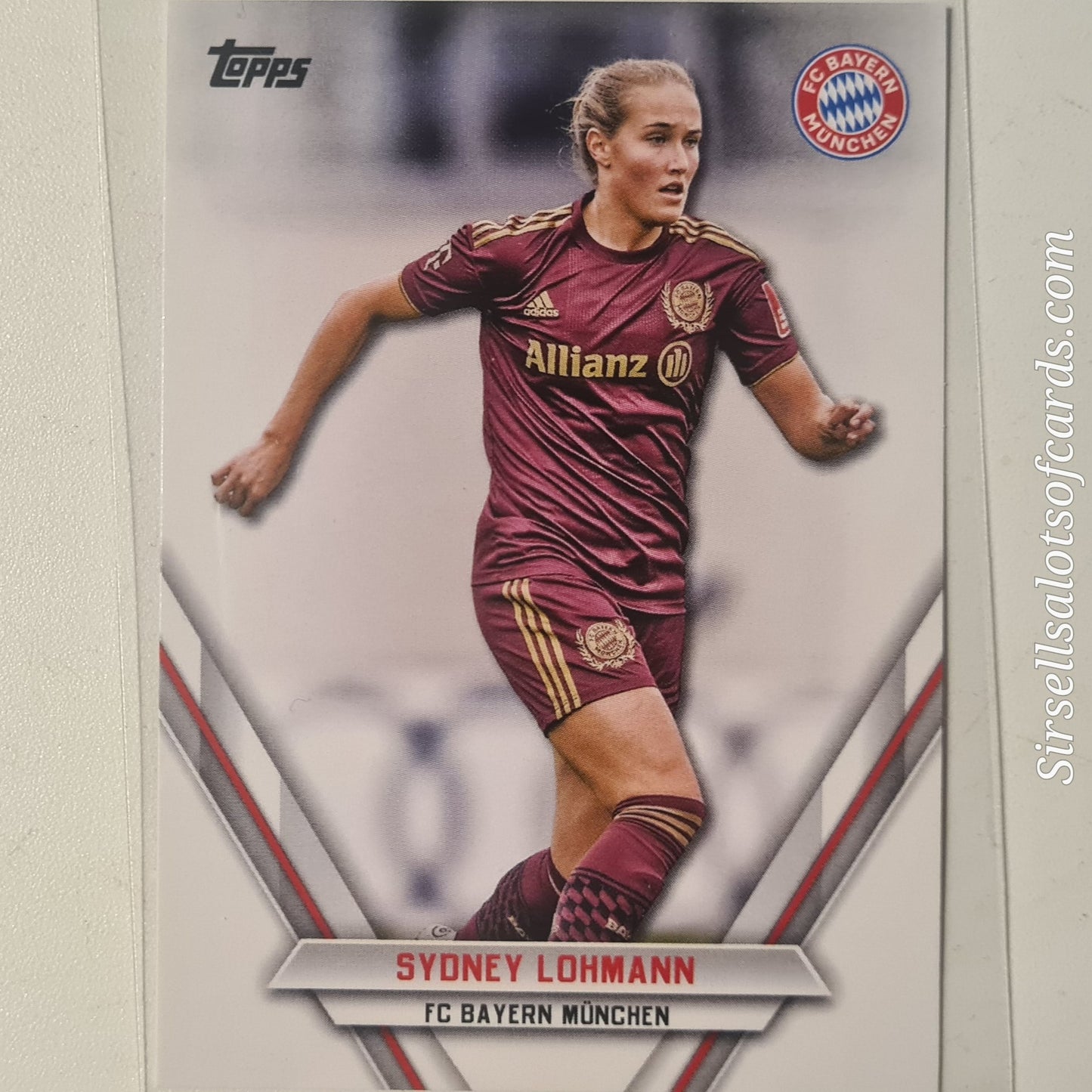 Sydney Lohmann 2023 Topps Bundesliga ( German issue) FCB-SL Soccer Football Bayern Munich mint Sleeved
