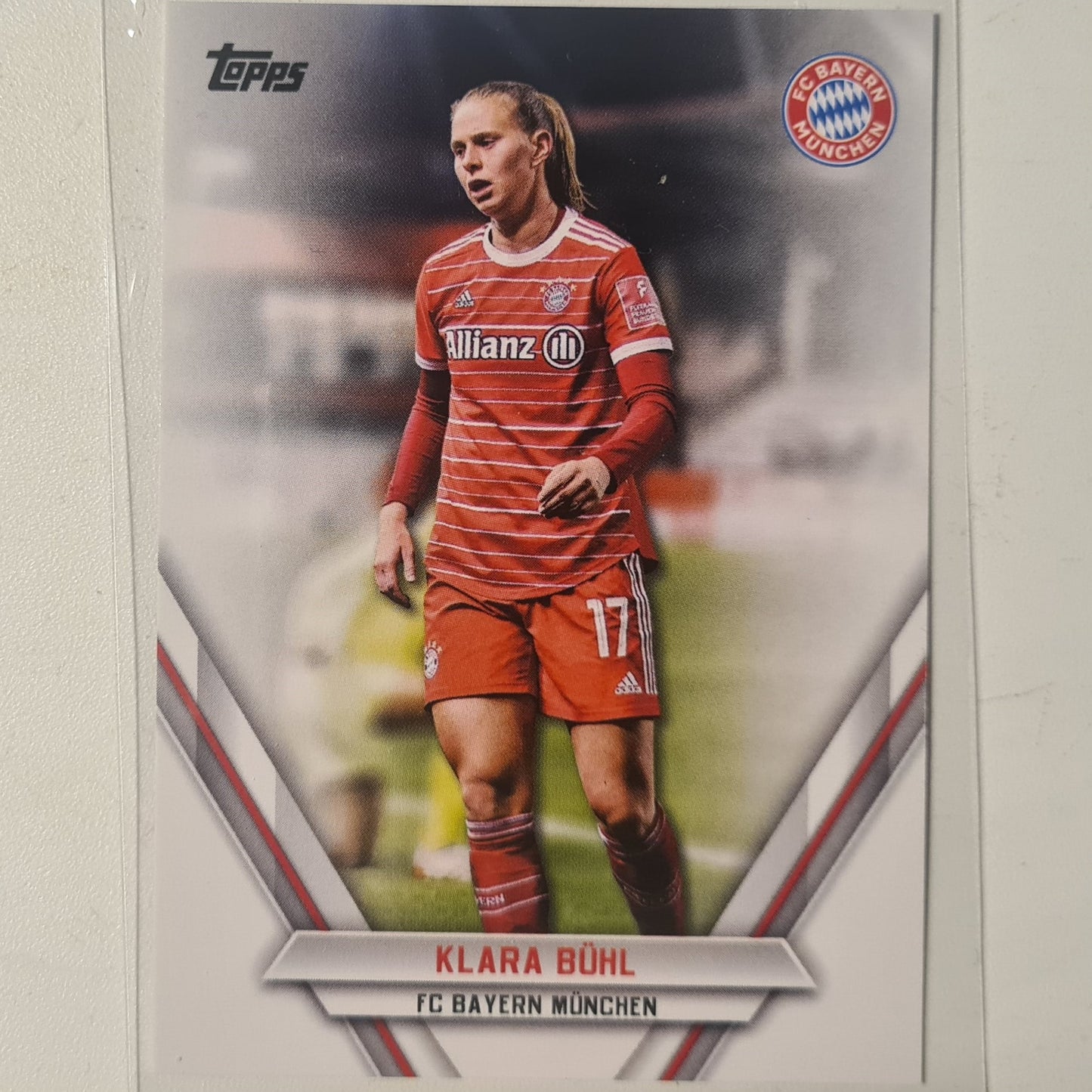 Klara Buhl 2023 Topps Bundesliga ( German issue) FCB-KB Soccer Football Bayern Munich mint Sleeved