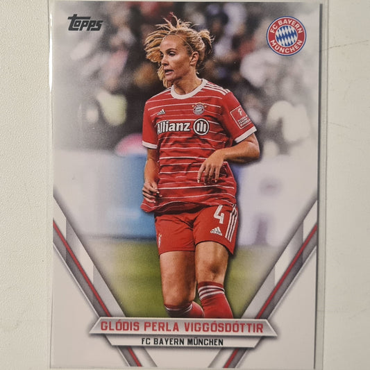 gLODIS pERLA vIGGOSDOTTIR 2023 Topps Bundesliga ( German issue) FCB-GVI Soccer Football Bayern Munich mint Sleeved
