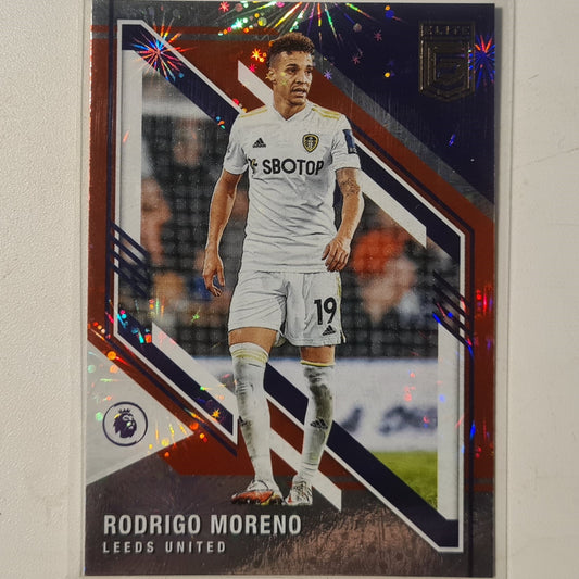 Rodrigo Moreno 2021-22 Panini Donruss Elite Premier League Fireworks  #77 Soccer Football Leeds excellent/mint Sleeved