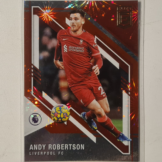 Andy Robertson 2021-22 Panini Donruss Elite Premier League Fireworks #88 Soccer Football Liverpool excellent/mint Sleeved