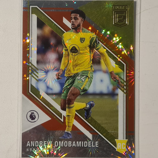 Andrew Omobamidele 2021-22 Panini Donruss Elite Premier League Fireworks #131 Soccer Football Norwich excellent/mint Sleeved