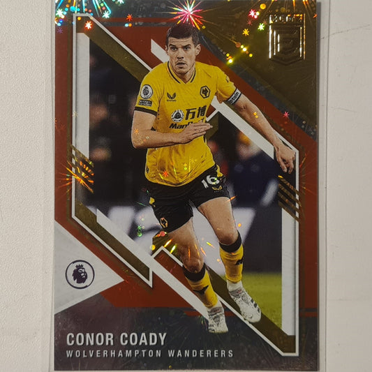Conor Coady 2021-22 Panini Donruss Elite Premier League Fireworks #168 Soccer Football Wolverhampton Wanderers e