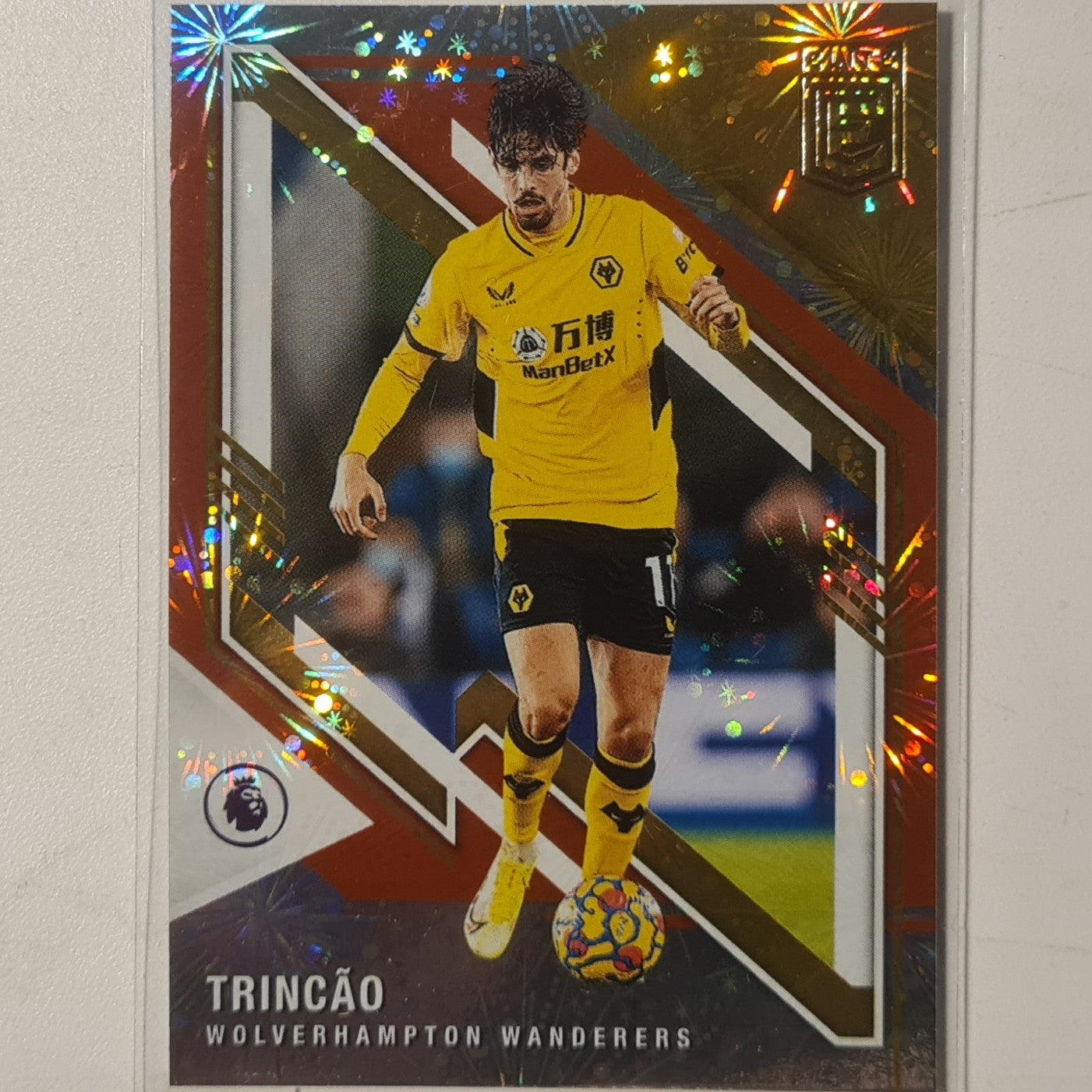 Trincao 2021-22 Panini Donruss Elite Premier League Fireworks #175 Soccer Football Wolverhampton Wanderers ex-mint