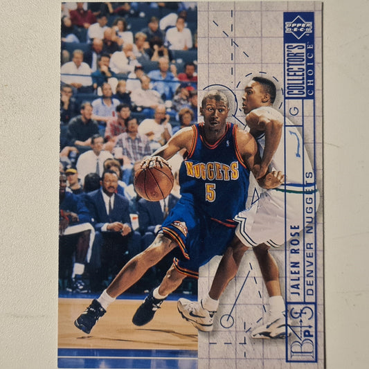 Jalen Rose 1994 upper-Deck blueprint for success  #378 NBA Basketball Denver Nuggets Excellent Sleeved