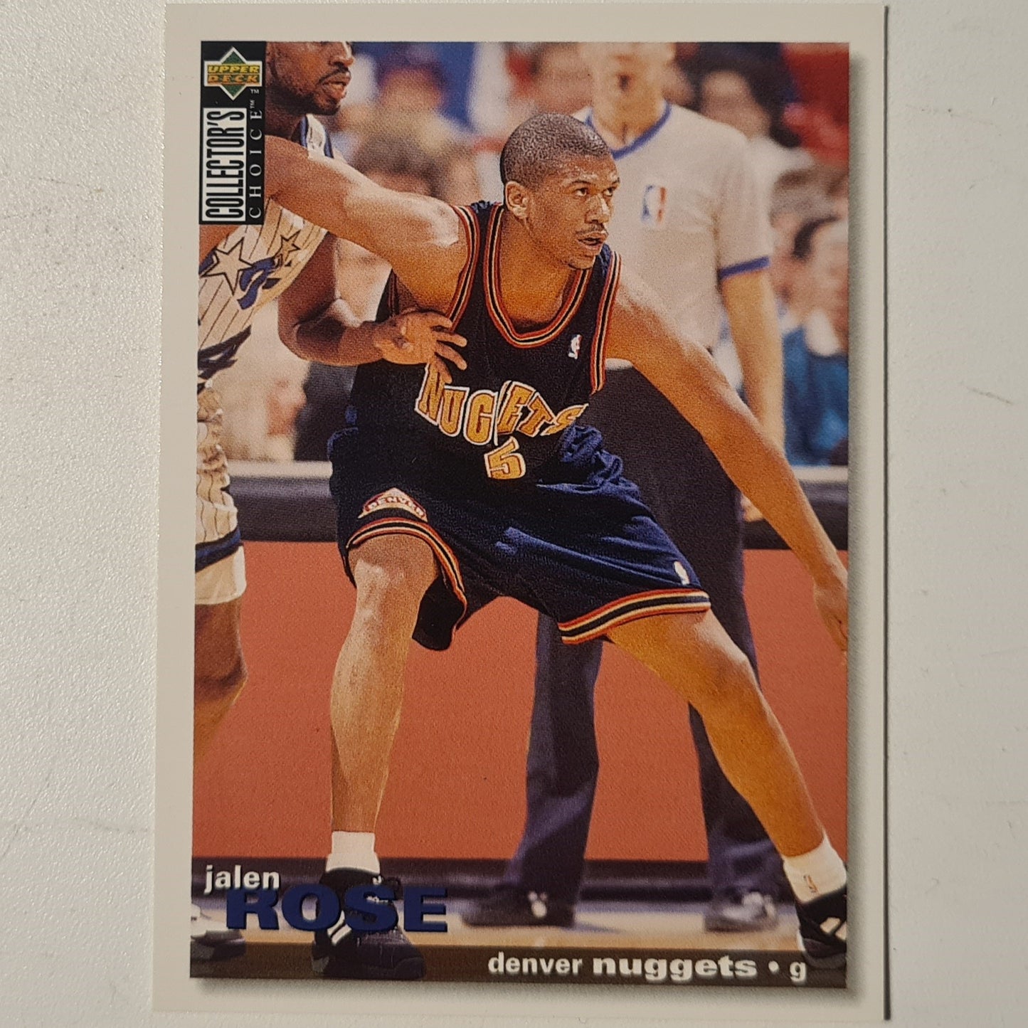 Jalen Rose 1995 Upper-Deck  #29 NBA Basketball Denver Nuggets Excellent Sleeved