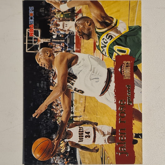 Jalen Rose 1995 Skybox NBA Hoops #43 NBA Basketball Denver Nuggets Excellent Sleeved