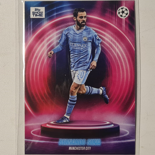 Bernardo Silva 2024 Topps show time champions league show up Football Manchester City Ex-Mint Sleeved