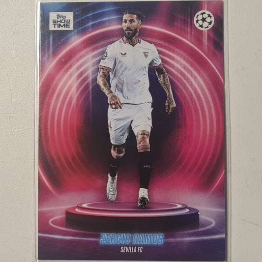 Sergio Ramos 2024 Topps show time champions league Football Sevilla Ex-Mint Sleeved