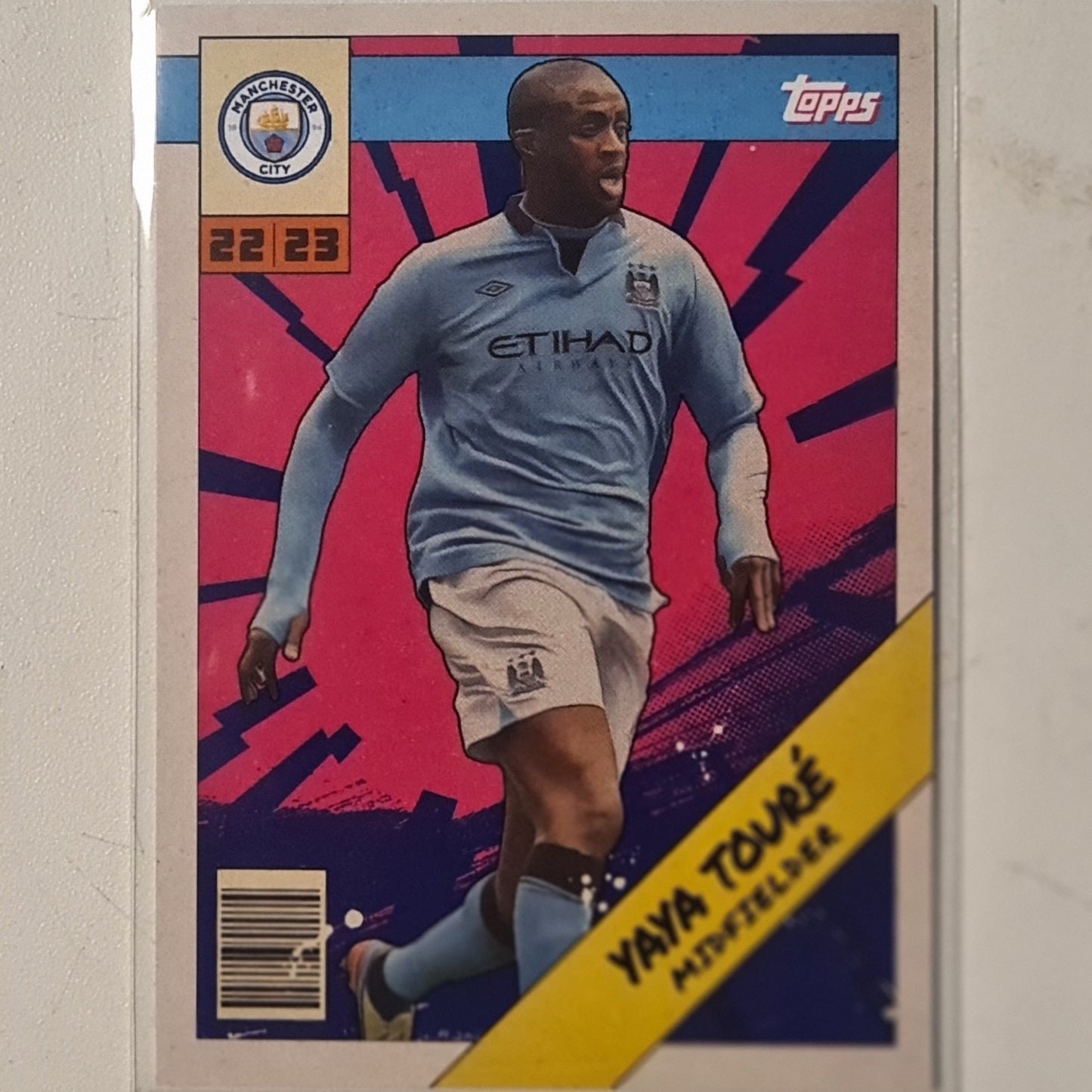 Yaya Toure2022 Topps Manchester City Fan set  MCH-4  Football Manchester City ex-mint cased