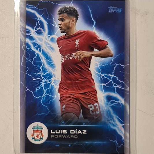 Luis Diaz 2022 Topps Liverpool Fan set  LIS-4  Football Liverpool ex-mint cased