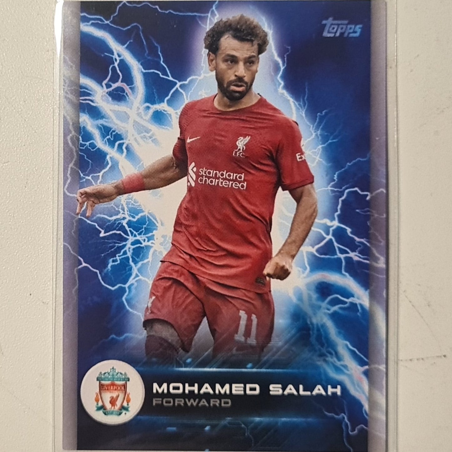 Mohamed Salah 2022 Topps Liverpool Fan set  LIS-5  Football Liverpool ex-mint cased