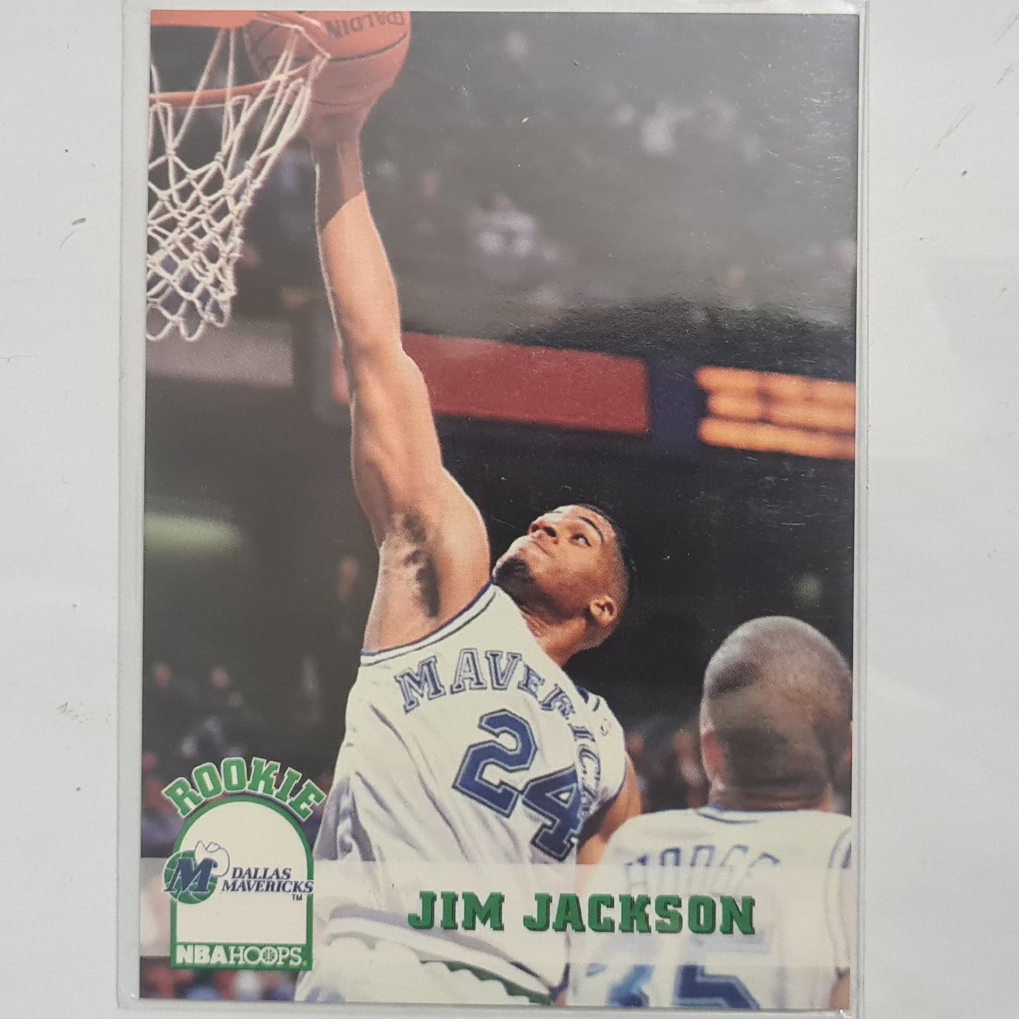 Jim Jackson 1993 Skybox NBA Hoops Rookie RC #48 NBA Basketball Dallas Mavericks excellent sleeved