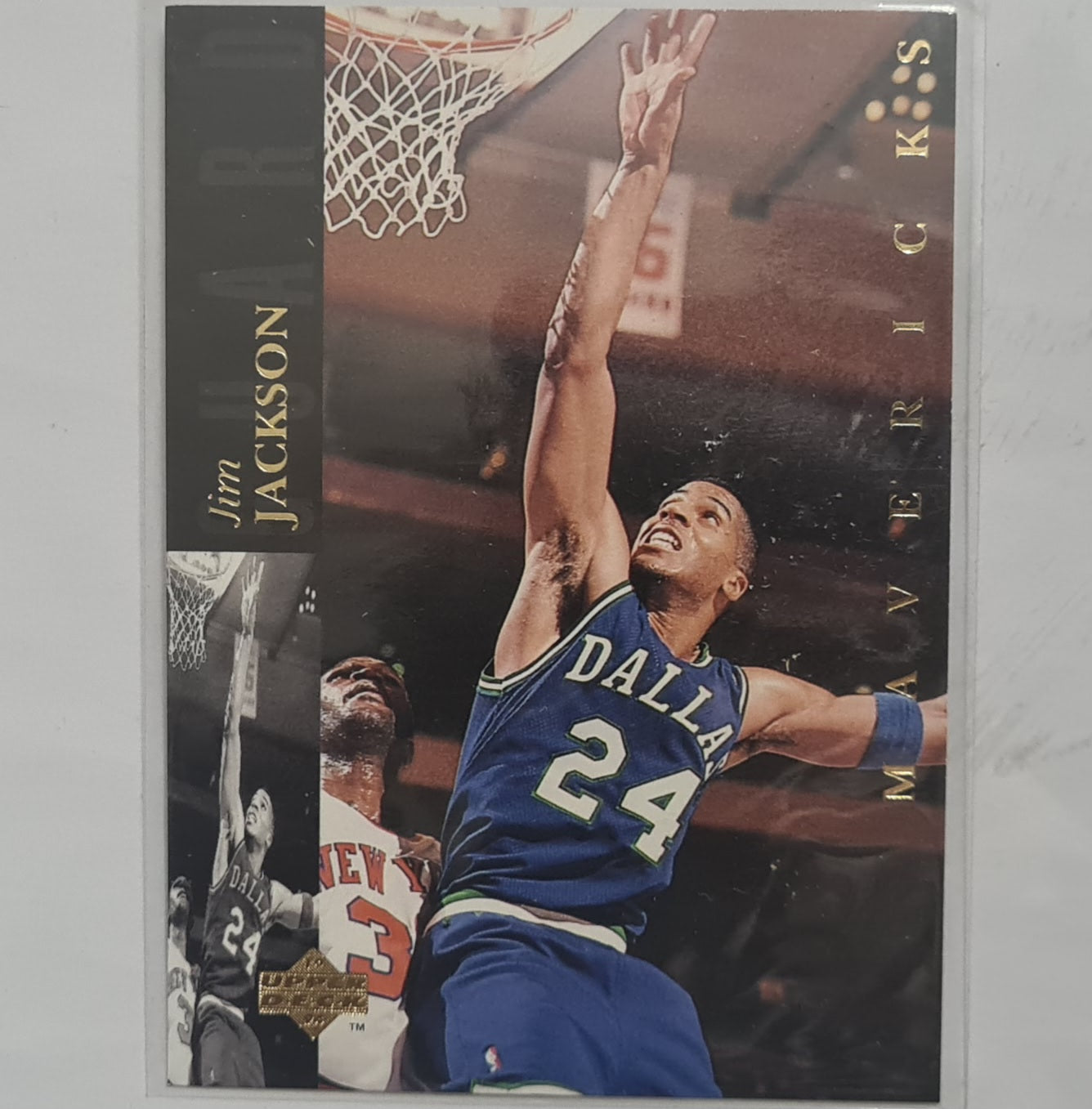 Jim Jackson 1994 Upper-Deck #140 NBA Basketball Dallas Mavericks excellent sleeved