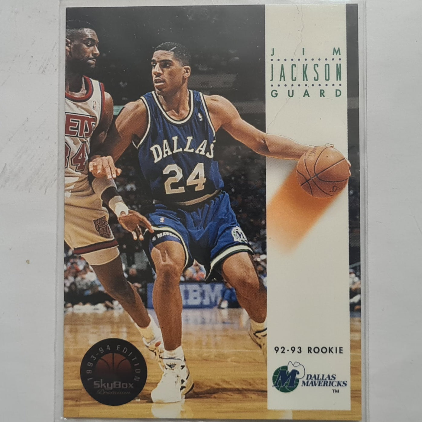 Jim Jackson 1993 Skybox 93-94 premium Rookie RC #57 NBA Basketball Dallas Mavericks excellent