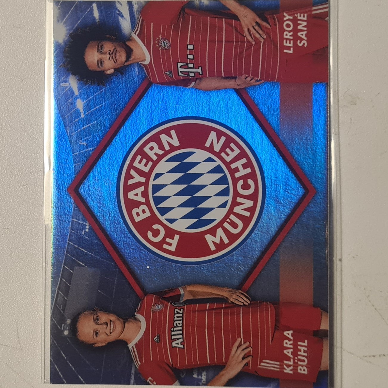 Klara Buhl Leroy Sane Topps 2023 Bayern Munich German issue set EV-BS football mint sleeved
