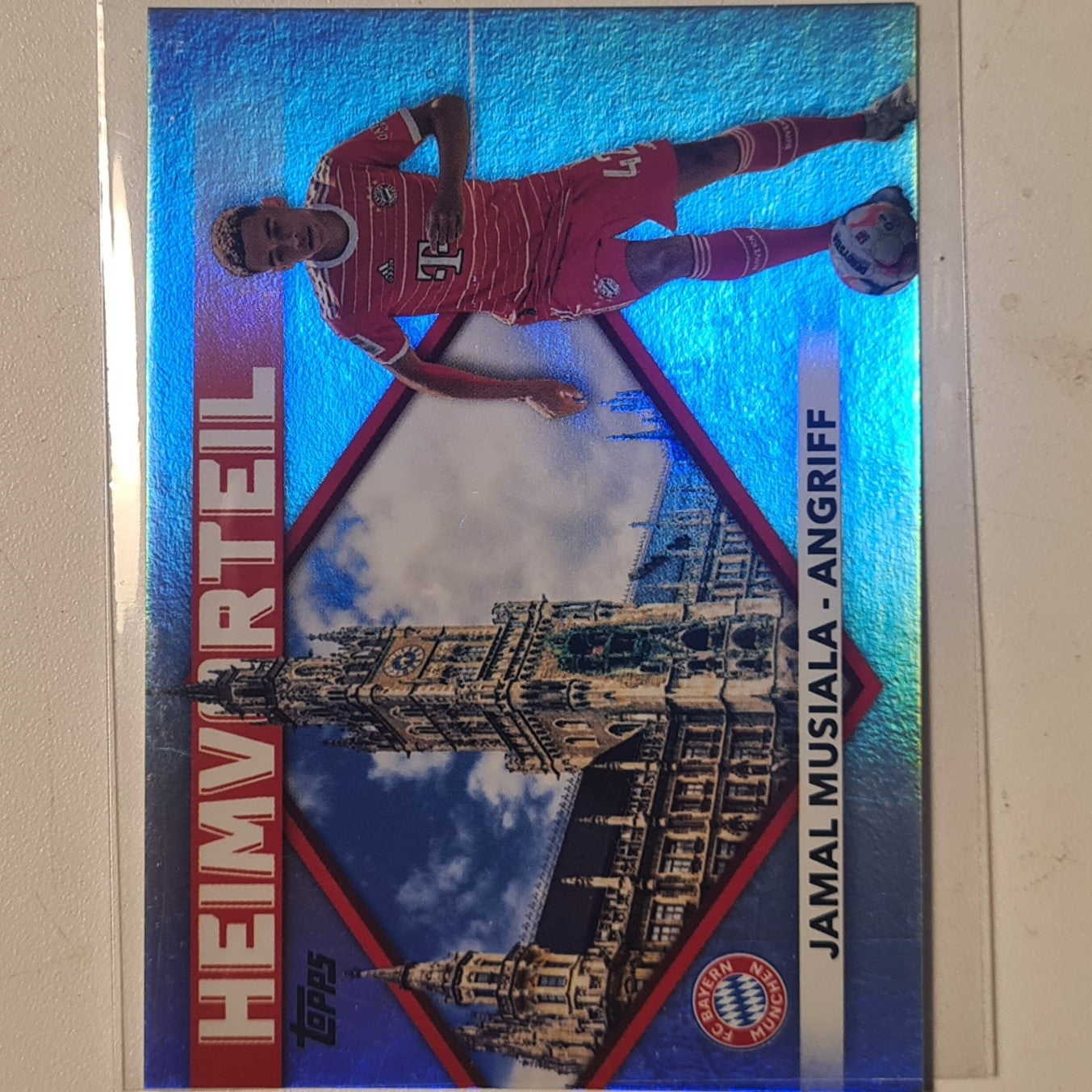 Jamal Musiala Topps 2023 Bayern Munich German issue set Angriff HM-JM football mint sleeved
