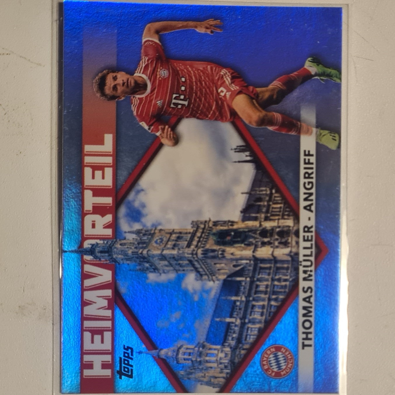 Thomas Muller Topps 2023 Bayern Munich German issue set Angriff HM-TM football mint sleeved