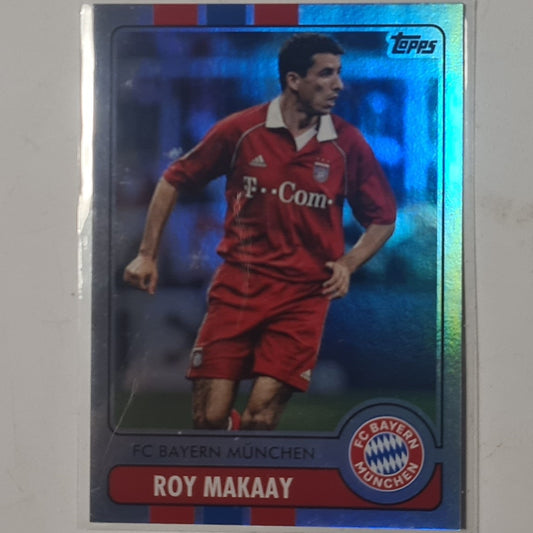 Roy Makaay Topps 2023 Bayern Munich German issue set refractor LG-RM football mint sleeved