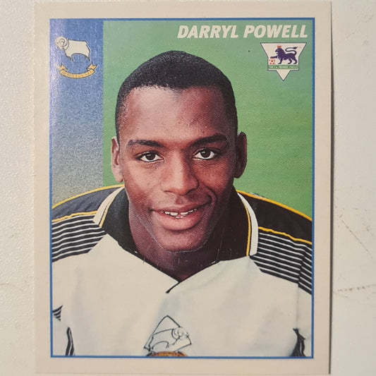 Darryl Powell 1997 Merlin 97 sticker #142 Football Derby County very good sleeved