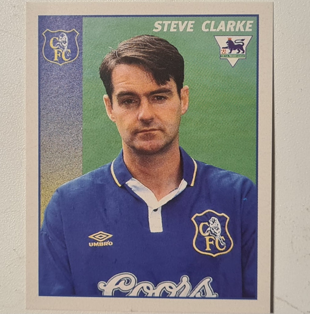 Steve Clarke 1997 Merlin 97 sticker #90 Football Chelsea very good sleeved