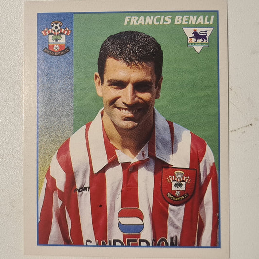 Francis Benali Merlin 1997 Premier League 97 football sticker #424 Soccer Southampton very good sleeved