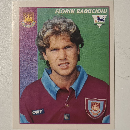Florin Raducioiu Merlin 1997 Premier League 97 football sticker #503 Soccer West ham United very good sleeved