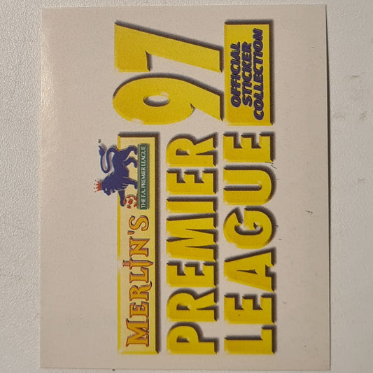 logo special sticker Merlin 1997 Premier League 97 football sticker #Z Soccer very good sleeved