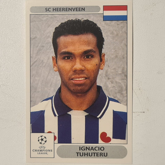 Ignacio Tuhuteru Panini 2000-2001 Champions League football sticker #148 Soccer Heerenveen Excellent sleeved