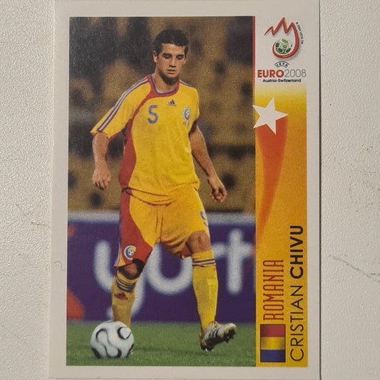 Cristian Chivu Panini Euro 2008 football sticker #479 Soccer Romania Excellent sleeved