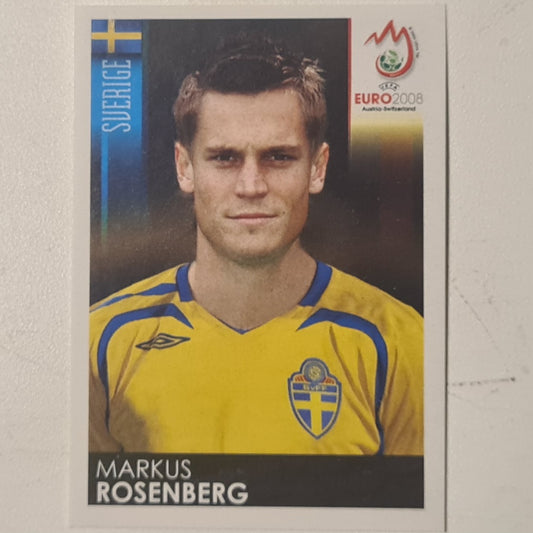 Markus Rosenberg Panini Euro 2008 football sticker #408 Soccer Sweden Excellent sleeved