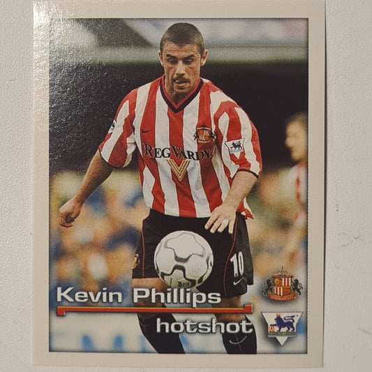 Kevin Phillips 2001 Merlin FA Premier League sticker #131 Football Sunderland very good