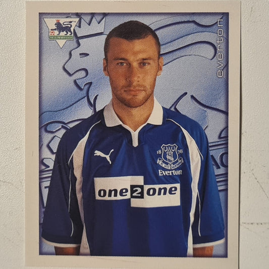 Duncan Ferguson 2001 Merlin FA Premier League sticker #97 Football Everton very good