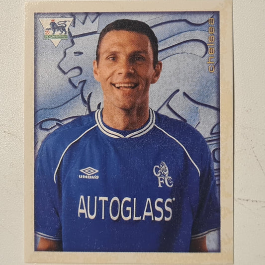 Gustavo Gus Poyet 2001 Merlin FA Premier League sticker #56 Football Chelsea very good