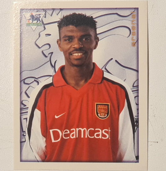 Kanu 2001 Merlin FA Premier League sticker #13 Football Arsenal very good