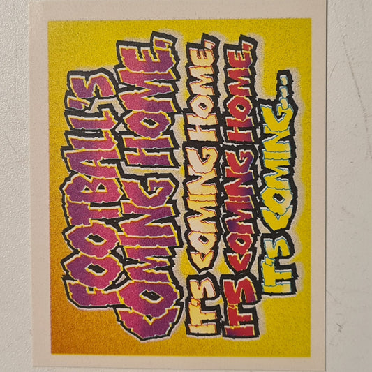 Footballs coming home 1997 Merlin Premier league 97 sticker #U Very good